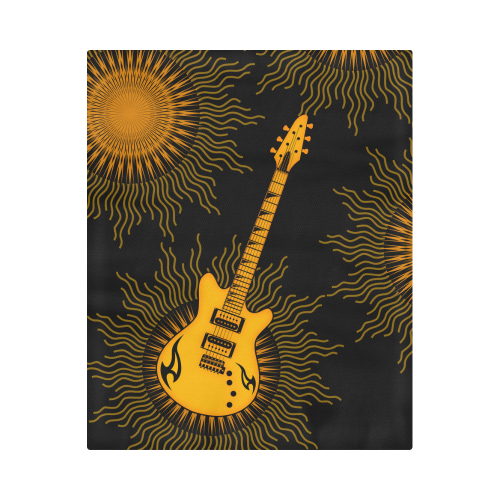 Tribal Sun Guitar by ArtformDesigns Duvet Cover 86"x70" ( All-over-print)