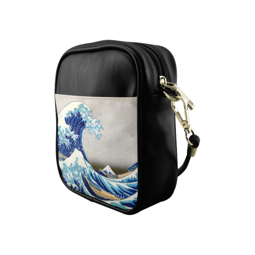 Great Wave Off Kanagawa Hokusai Sling Bag (Model 1627)