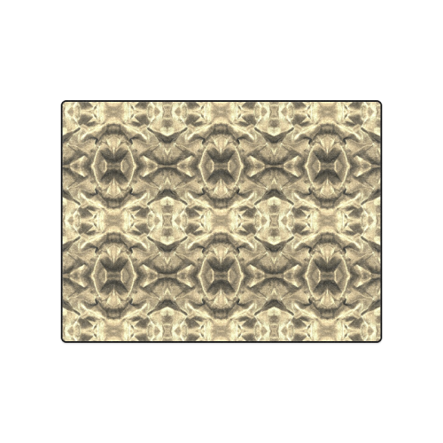 Gold Fabric Pattern Design Blanket 50"x60"