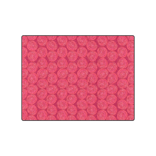 Mackintosh Roses Tile Pattern by ArtformDesigns Blanket 50"x60"