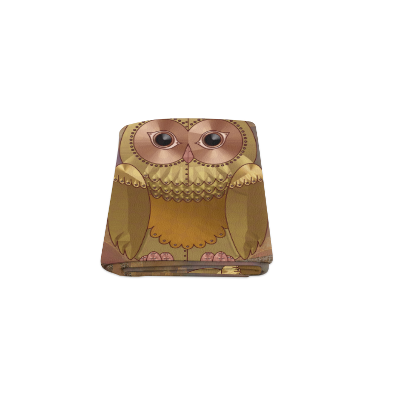 Steampunk Owl by ArtformDesigns Blanket 40"x50"
