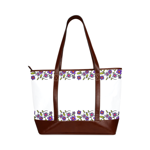 Floral Tote Handbag (Model 1642)