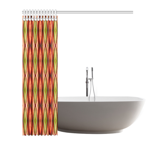 Melons Pattern Abstract Shower Curtain 72"x72"