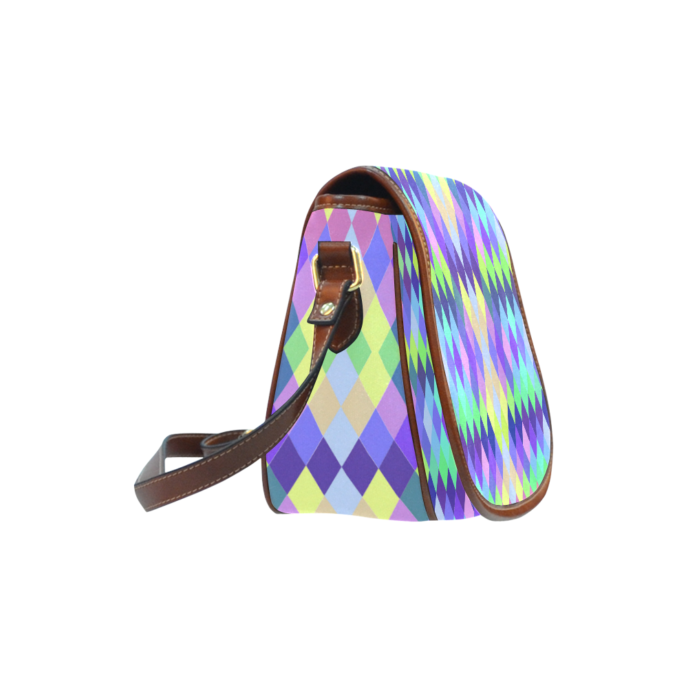 Abstract Saddle Bag/Small (Model 1649) Full Customization