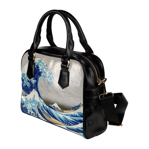 Great Wave Off Kanagawa Hokusai Shoulder Handbag (Model 1634)