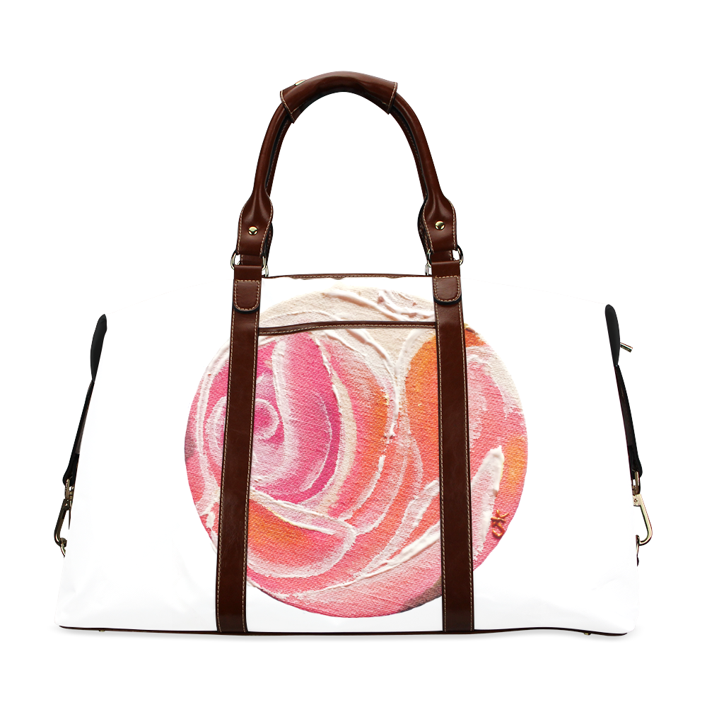 Juicy Sunday Plum Roses Classic Travel Bag (Model 1643)