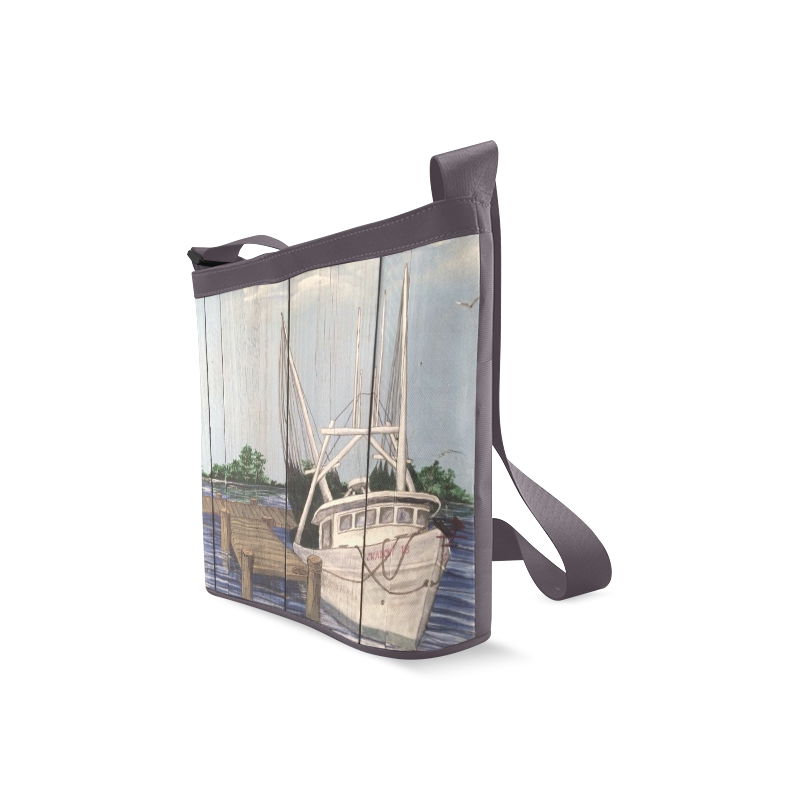 S6 shrimp boat pillows totes shower curtains Crossbody Bags (Model 1613) ID D633749