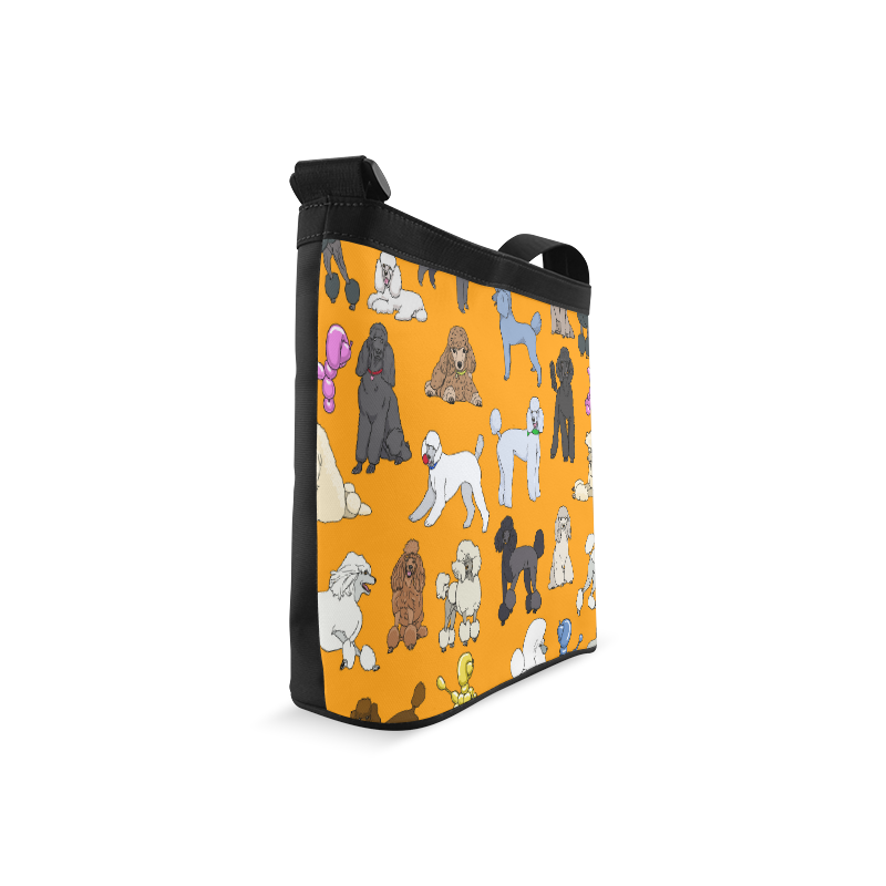 poodles orange Crossbody Bags (Model 1613) | ID: D633828