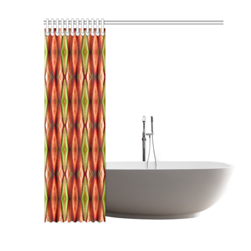 Melons Pattern Abstract Shower Curtain 60"x72"