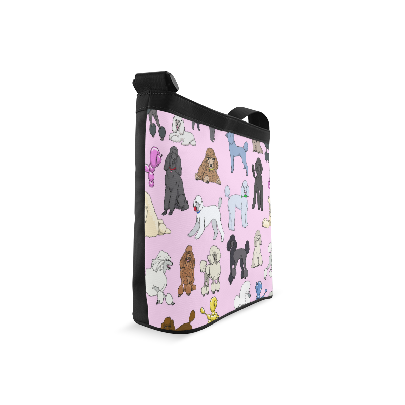poodles pink Crossbody Bags (Model 1613) | ID: D633826