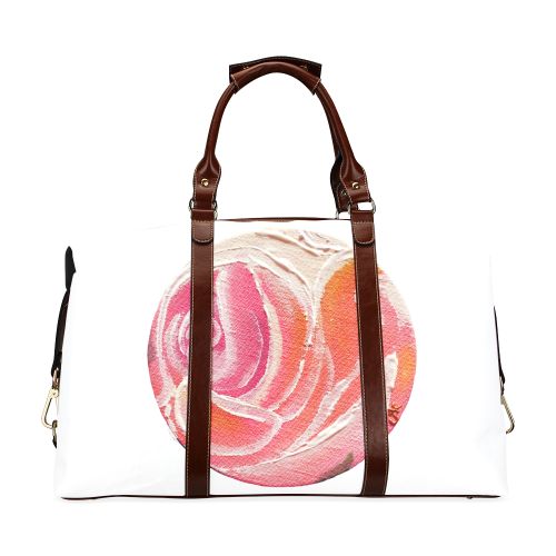 Juicy Sunday Plum Roses Classic Travel Bag (Model 1643)