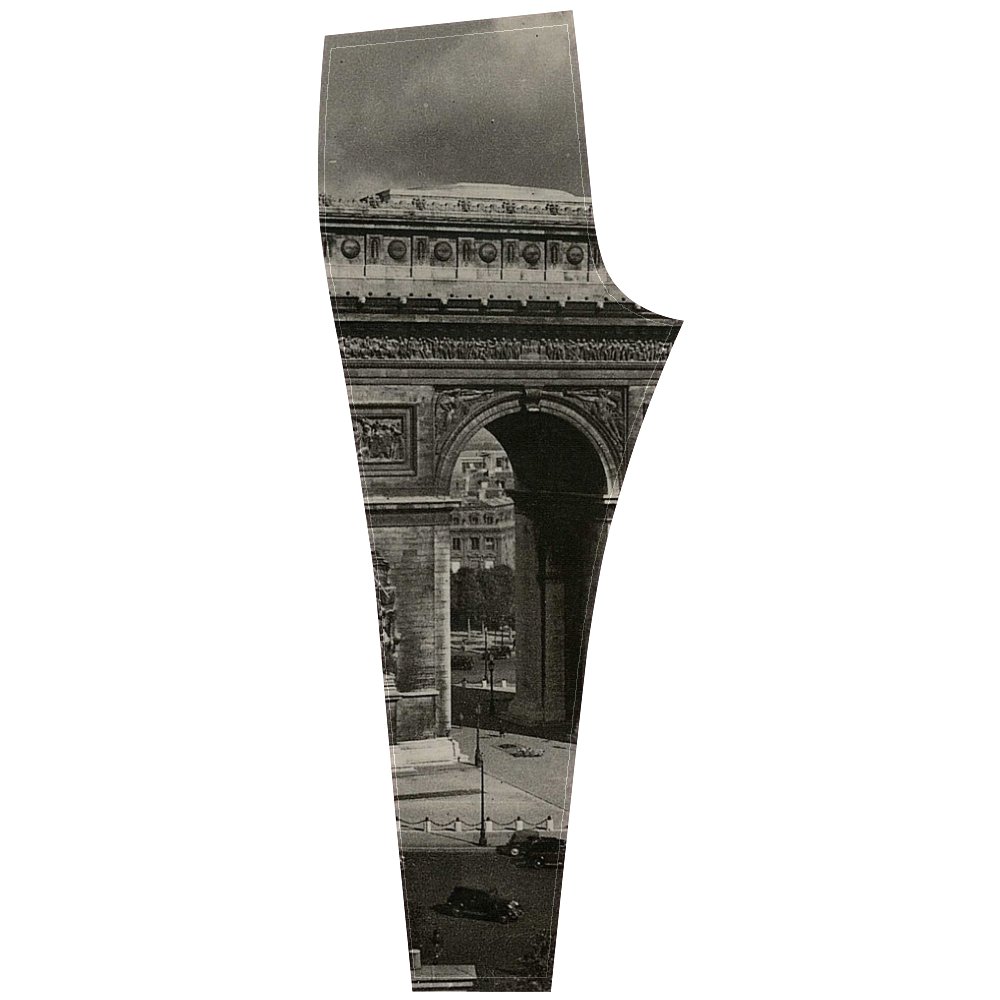 Vintage Arc de Triomphe Cassandra Women's Leggings (Model L01)