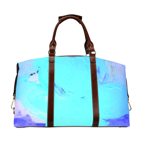 Abstract in Nature ICE BLUE Classic Travel Bag (Model 1643)