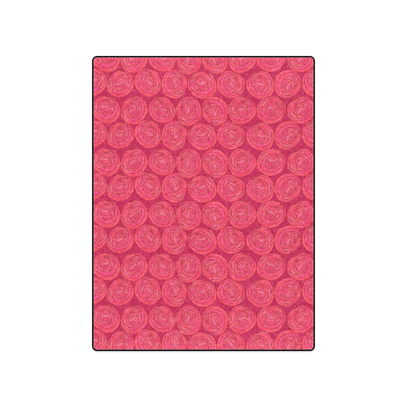 Mackintosh Roses Tile Pattern by ArtformDesigns Blanket 50"x60"