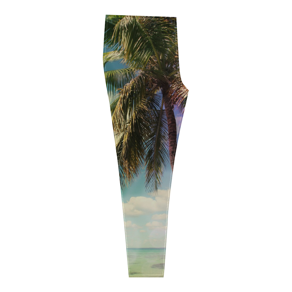Prismatic Palm Cassandra Women's Leggings (Model L01)