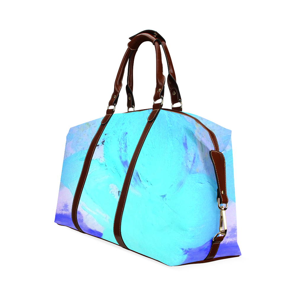Abstract in Nature ICE BLUE Classic Travel Bag (Model 1643)
