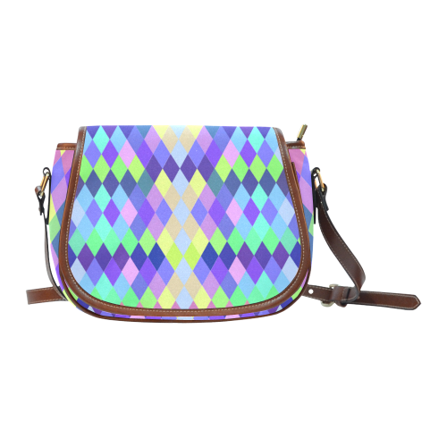 Abstract Saddle Bag/Small (Model 1649) Full Customization