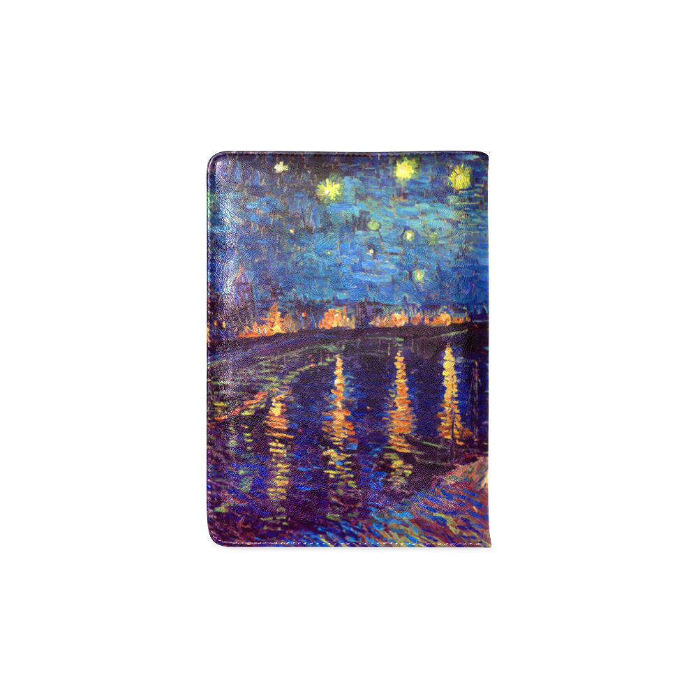 Van Gogh Starry Night Over Rhone Custom NoteBook A5