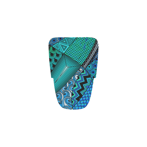Blue Green Tangles by ArtformDesigns Women’s Running Shoes (Model 020)