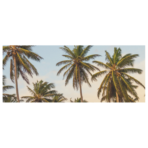 Chilling Tropical Palm Trees Blue Sky Scene Custom Morphing Mug