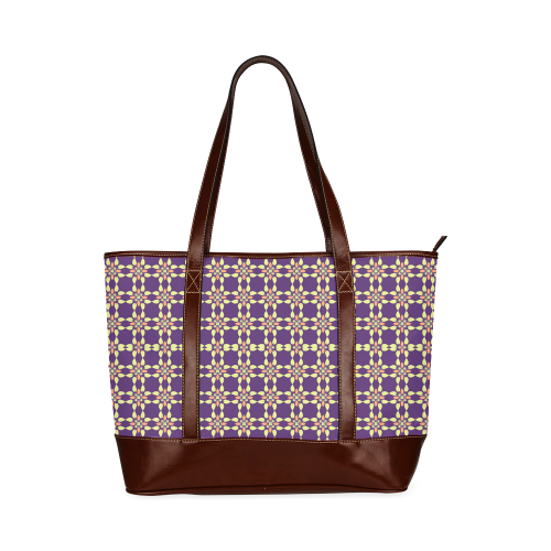 Purple Tote Handbag (Model 1642)