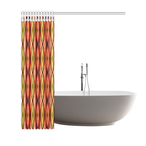 Melons Pattern Abstract Shower Curtain 69"x72"