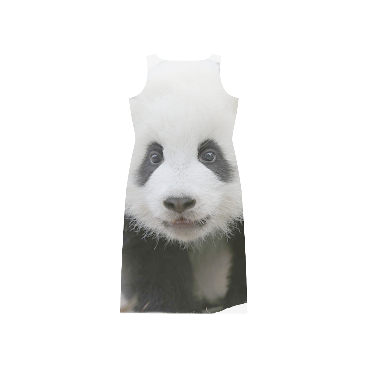 Panda Bear Phaedra Sleeveless Open Fork Long Dress (Model D08)