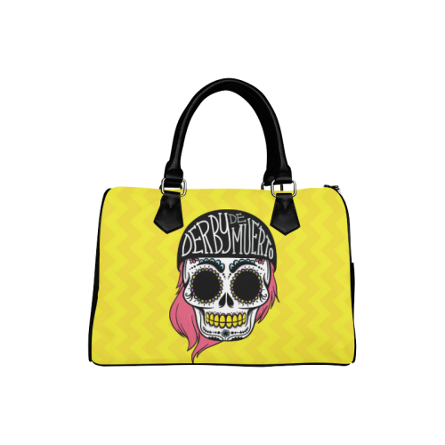 Derby De Muerto Boston Handbag (Model 1621)