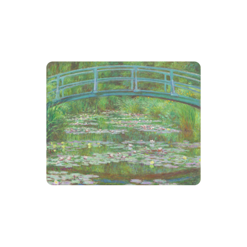 Monet Japanese Bridge Water Lily Pond Rectangle Mousepad