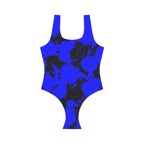 ZONE BLUE-2 Vest One Piece Swimsuit (Model S04)