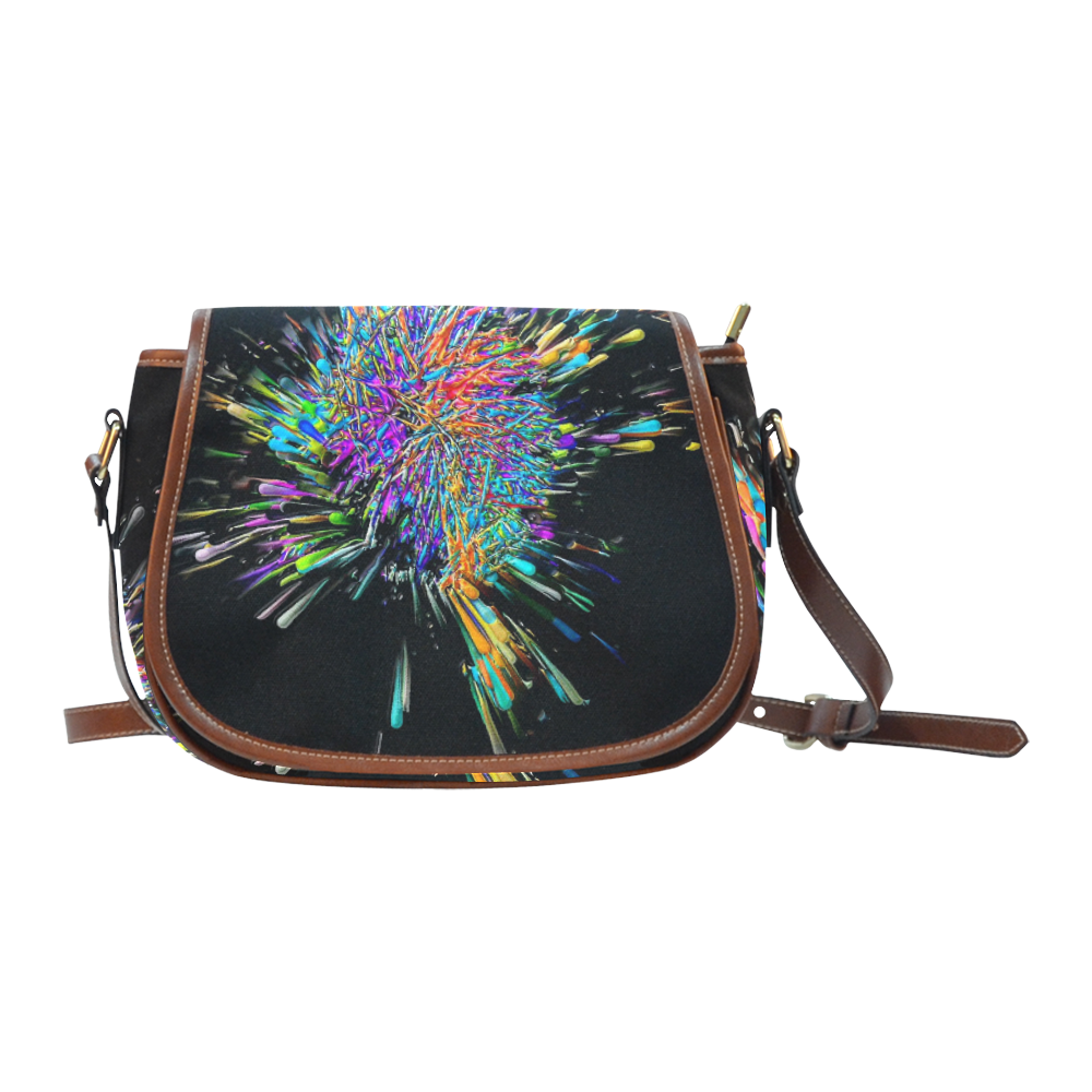 Color Big Bang by Artdream Saddle Bag/Large (Model 1649)