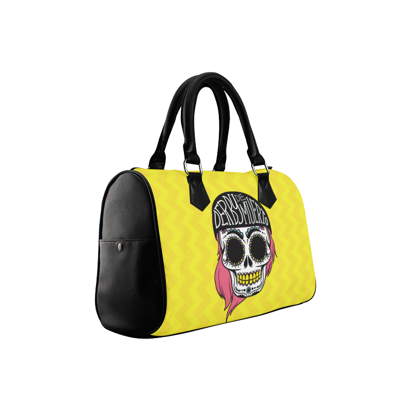 Derby De Muerto Boston Handbag (Model 1621)