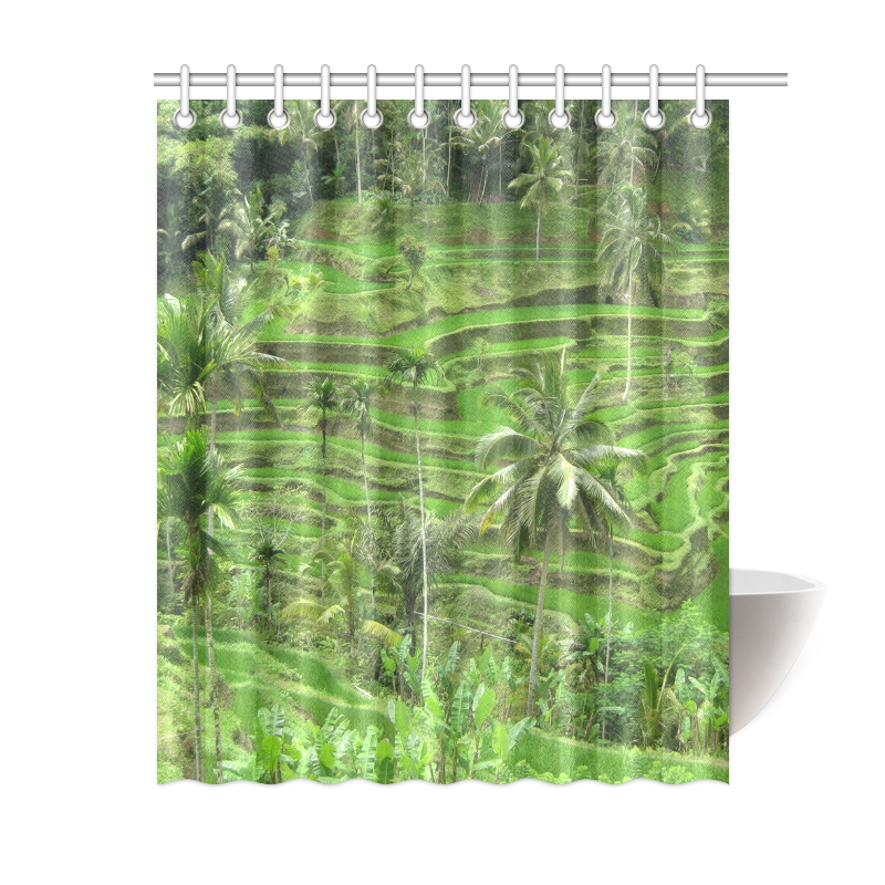 Reisterase von Bali Shower Curtain 60"x72"