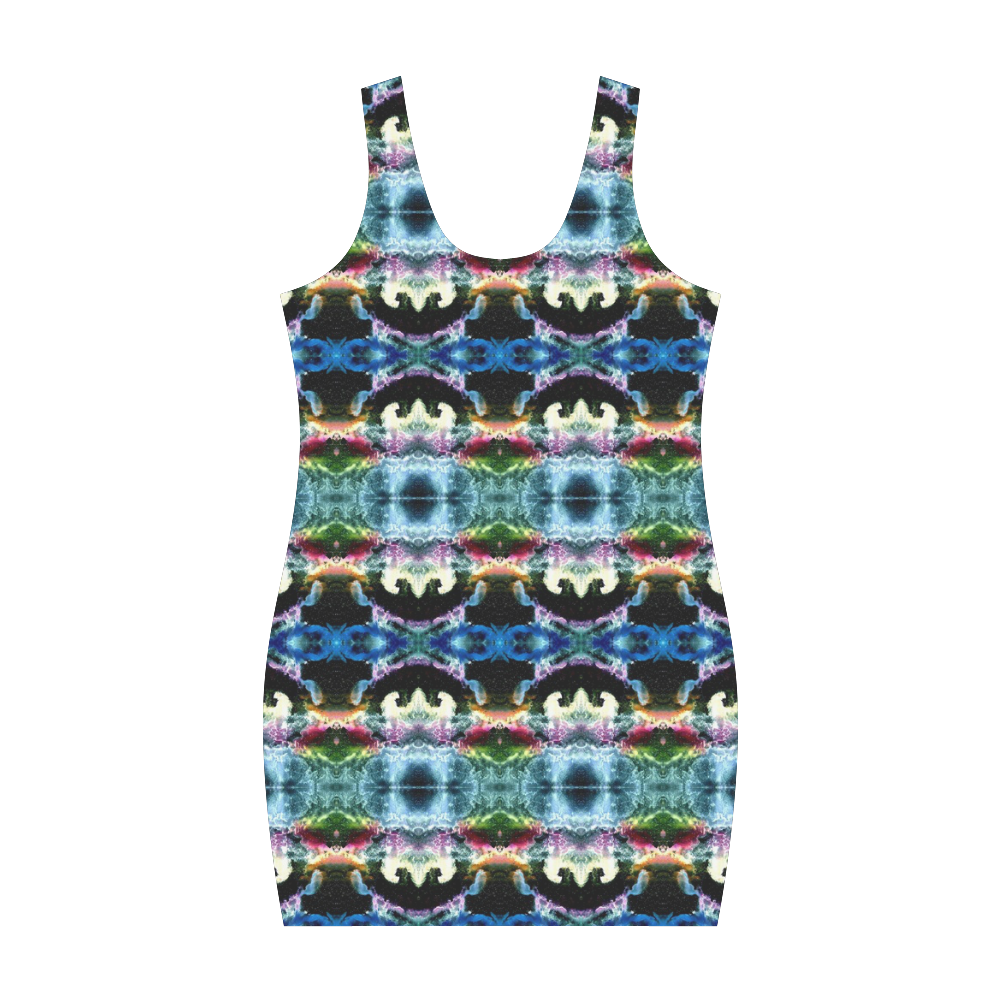 In Space Pattern Medea Vest Dress (Model D06)