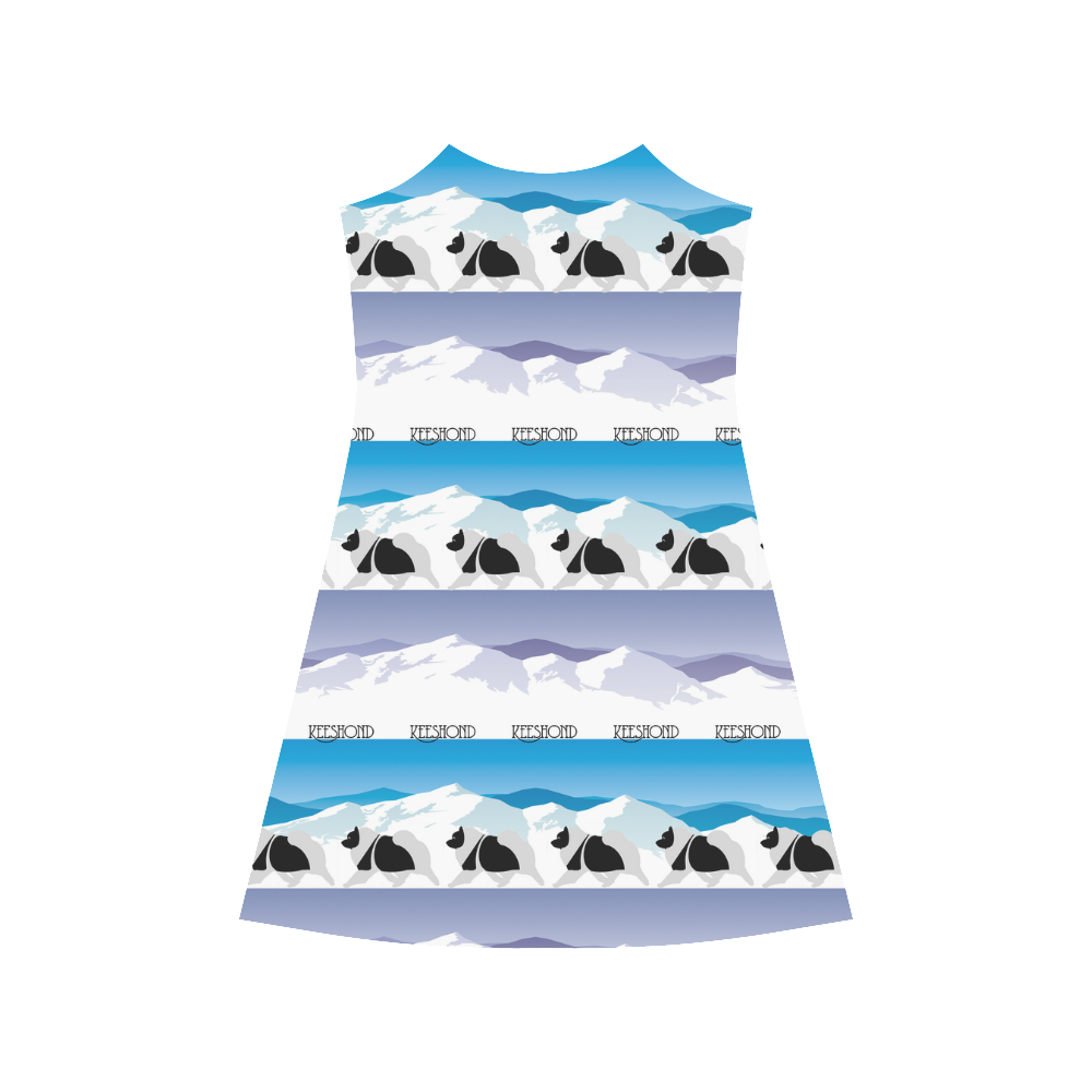 Keeshond Rockin the Rockies Alcestis Slip Dress (Model D05)