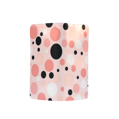 Vintage Pink Polka Dot Men's Clutch Purse （Model 1638）