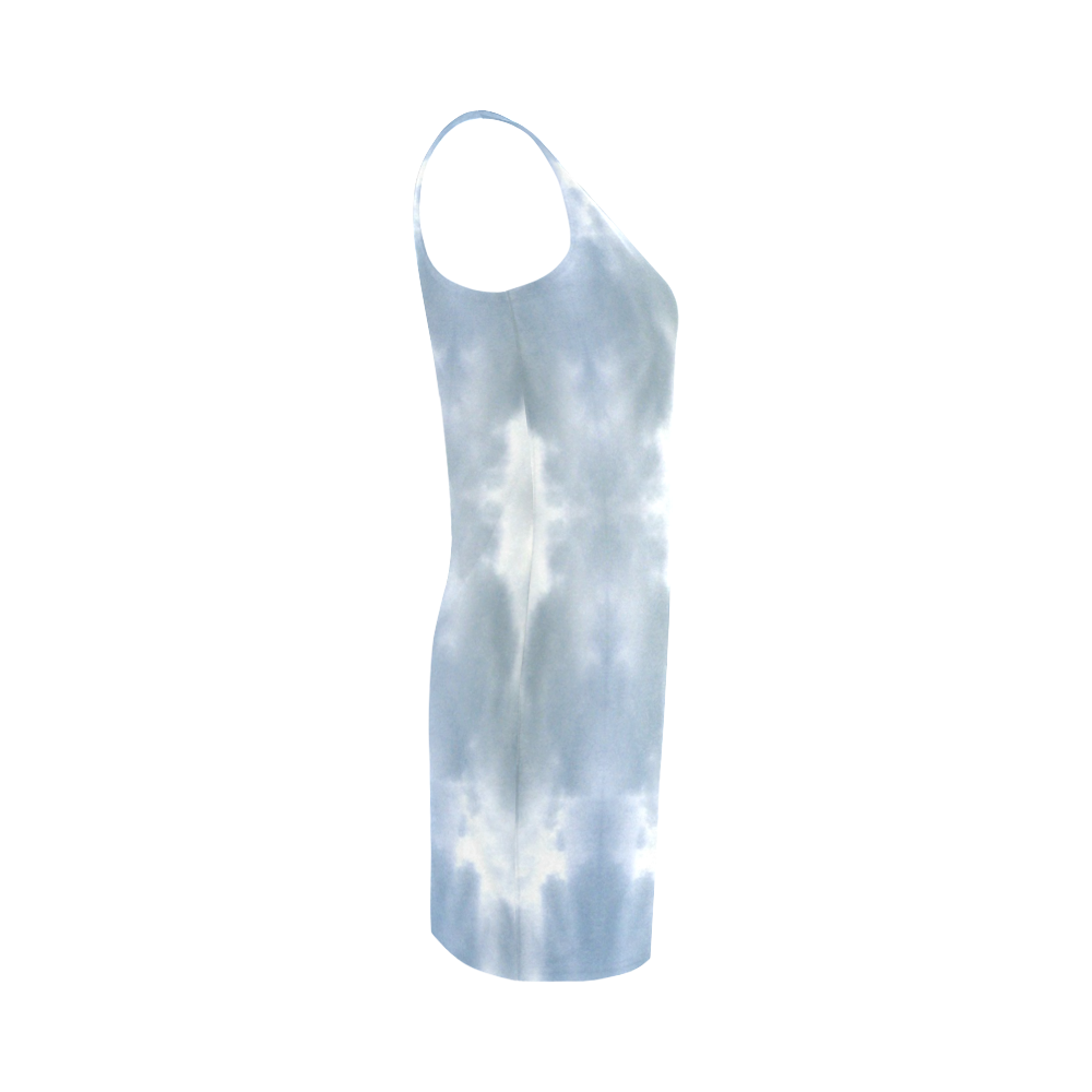 Ice Crystals Abstract Pattern Medea Vest Dress (Model D06)