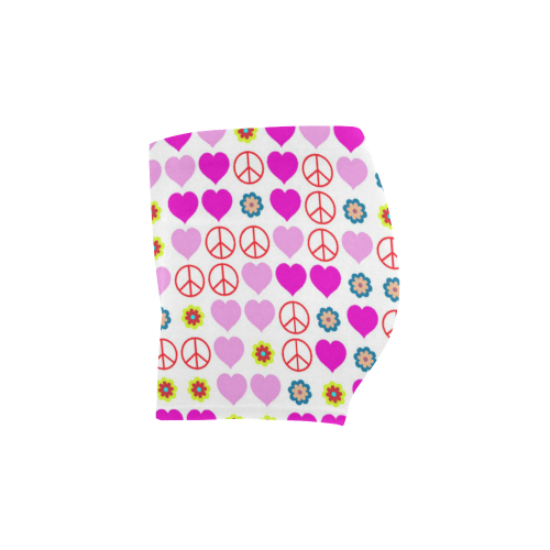 peace and love, pink Briseis Skinny Shorts (Model L04)