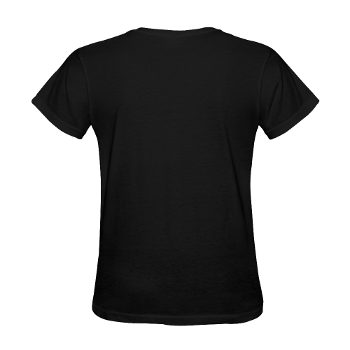 To Bee or Not... black tee by Aleta Sunny Women's T-shirt (Model T05)