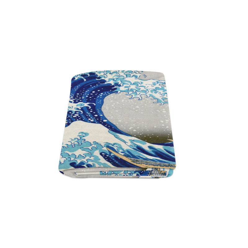 Great Wave Off Kanagawa Nature Art Blanket 50"x60"