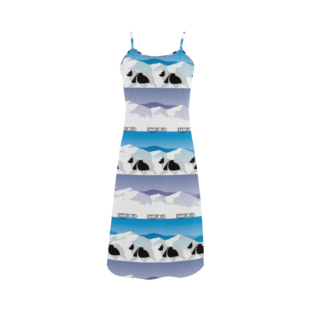 Keeshond Rockin the Rockies Alcestis Slip Dress (Model D05)