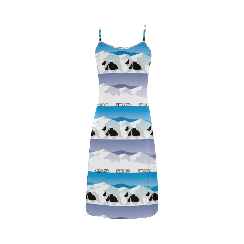 Keeshond Rockin the Rockies Alcestis Slip Dress (Model D05)