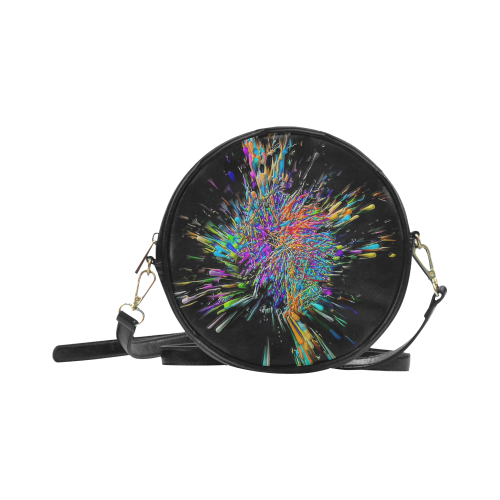 Color Big Bang by Artdream Round Sling Bag (Model 1647)