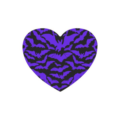 Heart shaped mousepad Purple Heart-shaped Mousepad