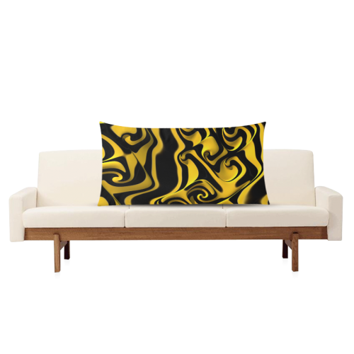 Psycho Bee Rectangle Pillow Case 20"x36"(Twin Sides)