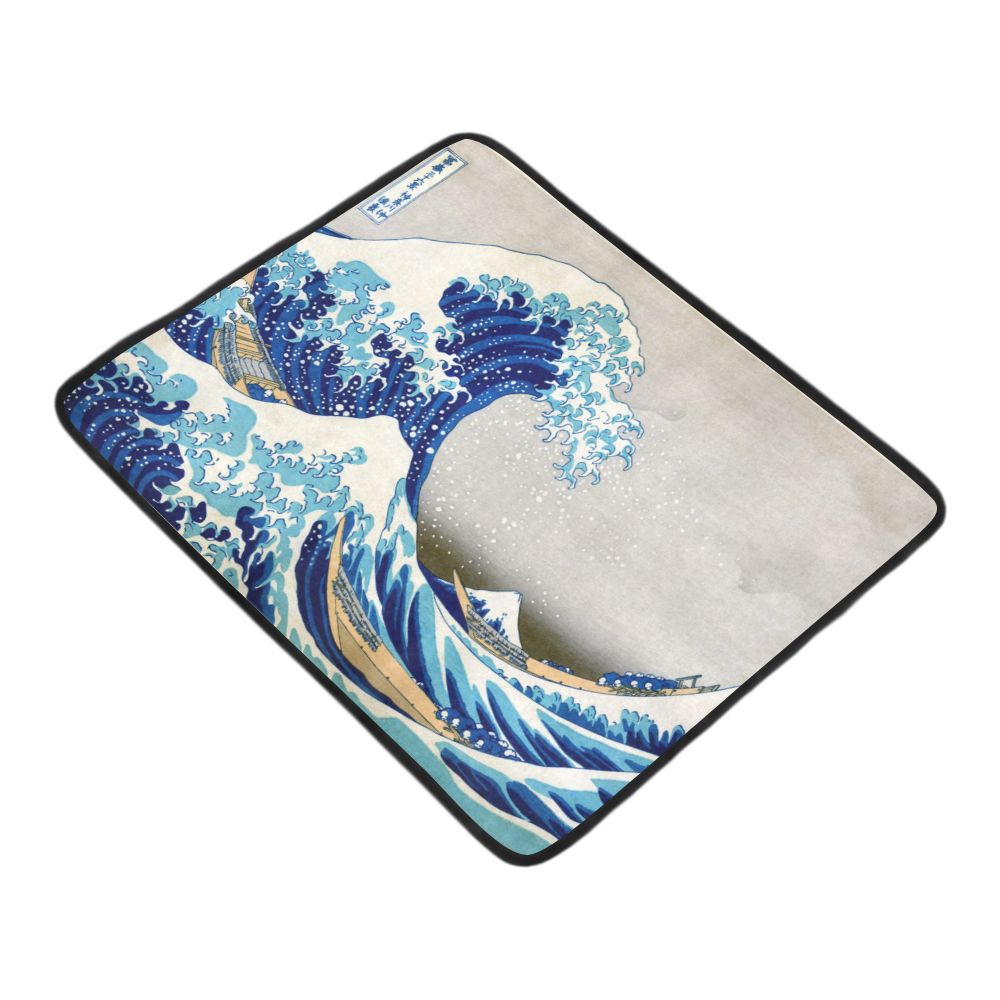 Great Wave Off Kanagawa Hokusai Beach Mat 78"x 60"