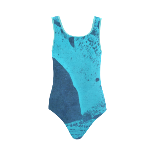 ZONE BLUE Vest One Piece Swimsuit (Model S04)