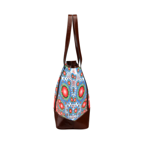 Polka dot - Dot Fractal - funny dots Tote Handbag (Model 1642)