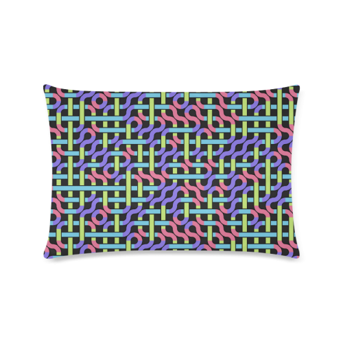 Labyrinth Custom Zippered Pillow Case 16"x24"(Twin Sides)