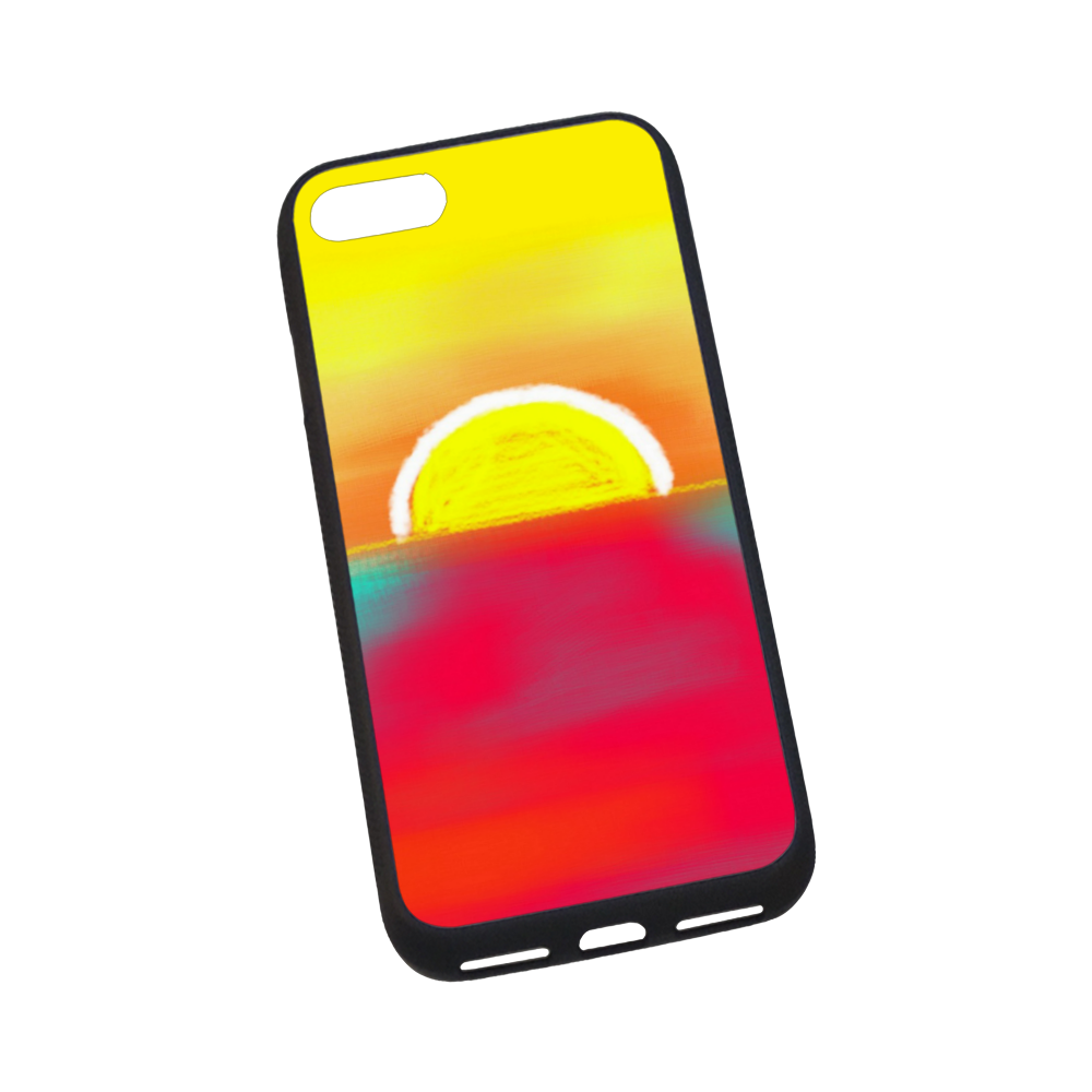 Hot sunset Rubber Case for iPhone 7 4.7”